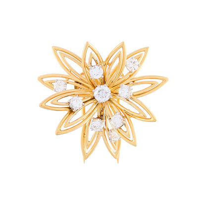 Cartier Star Diamond Brooch