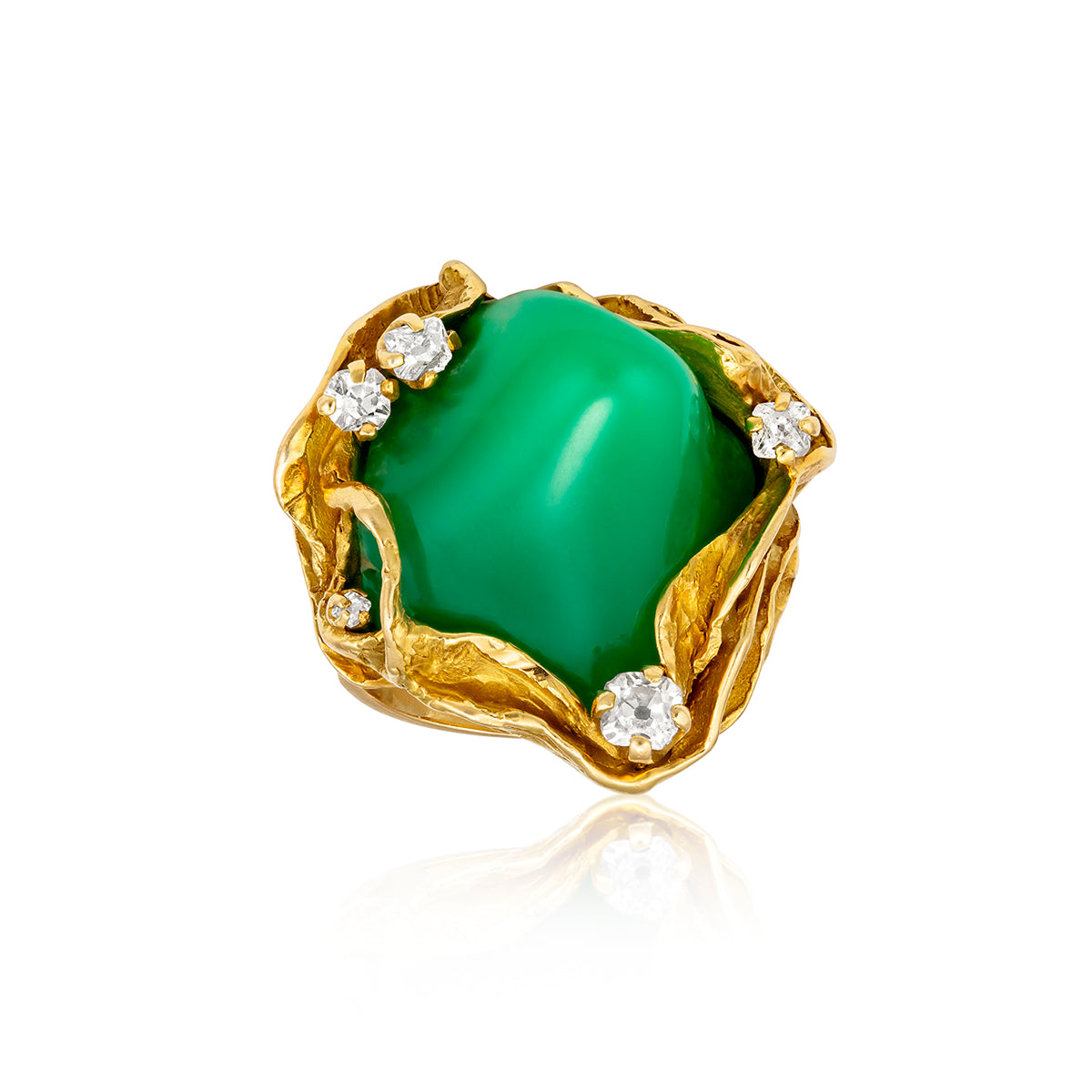 William Fisher Chrysoprase Ring