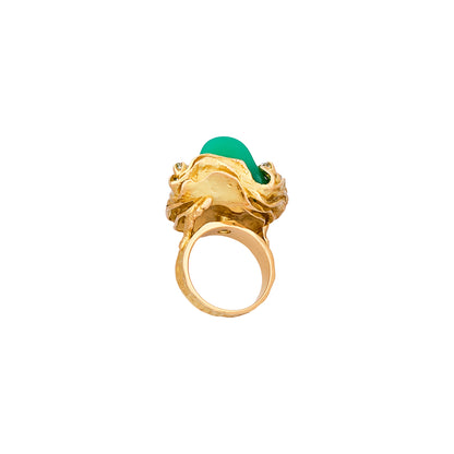 William Fisher Chrysoprase Ring