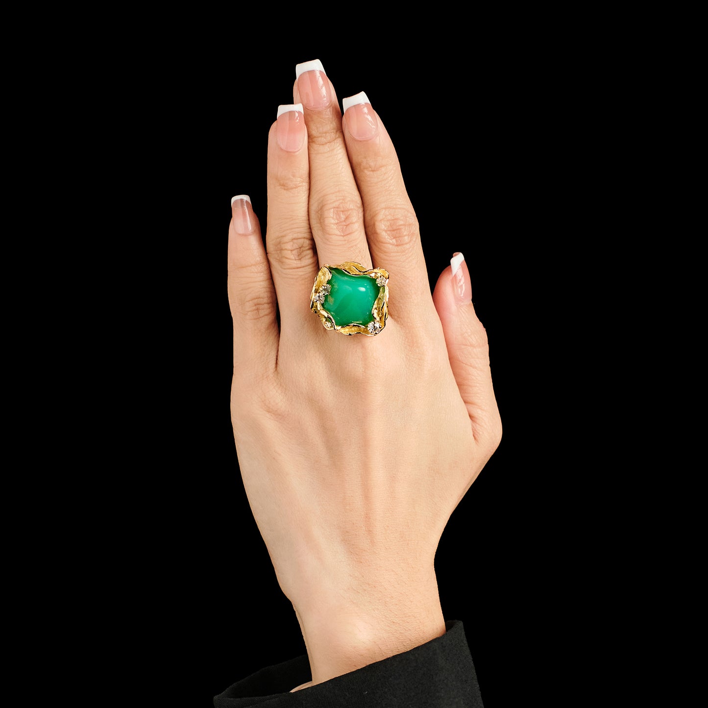 William Fisher Chrysoprase Ring