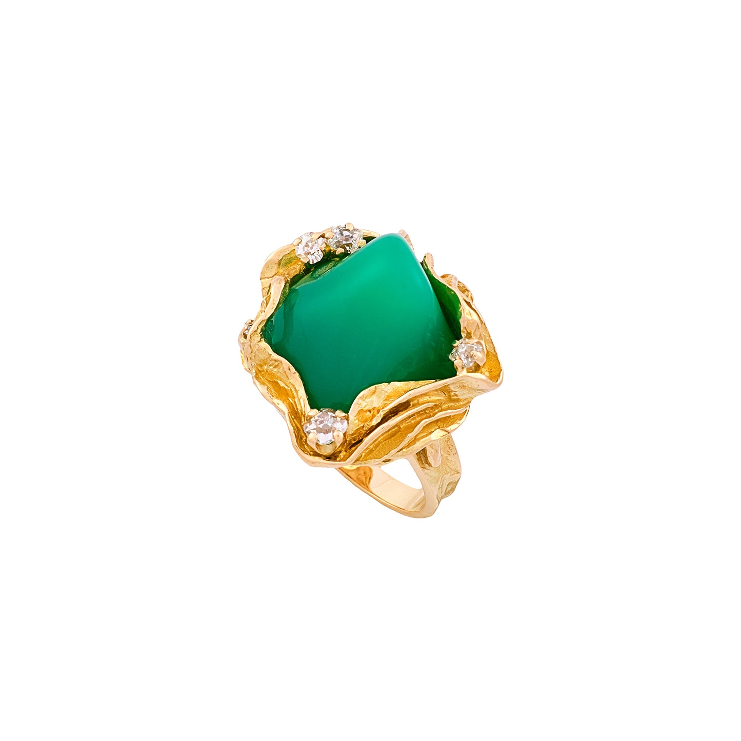 William Fisher Chrysoprase Ring