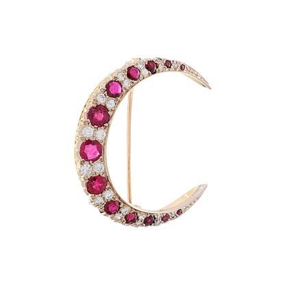 T.O’Donoghue Crescent Moon Brooch