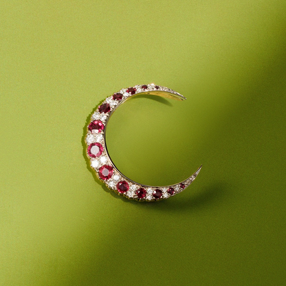 T.O’Donoghue Crescent Moon Brooch