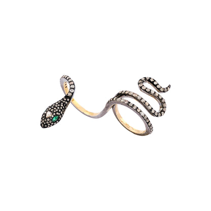 Vintage Double Finger Snake Ring