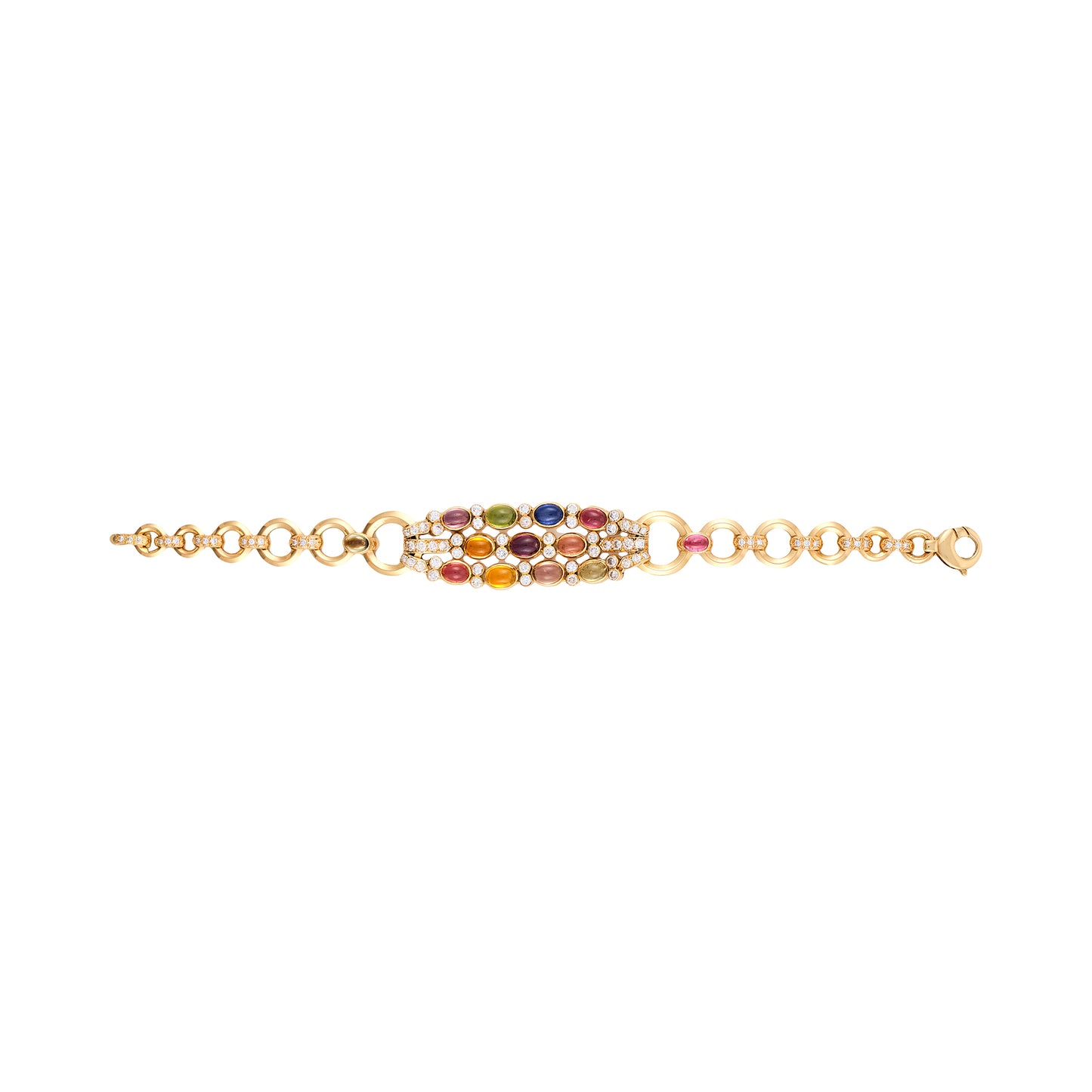 French Multi-Gem Demi Parure