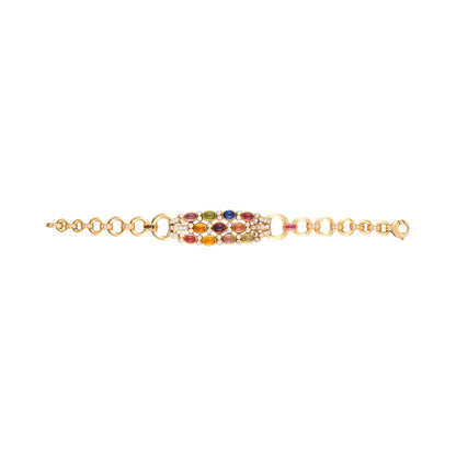 French Multi-Gem Demi Parure