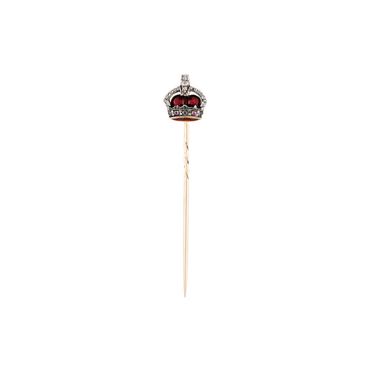 Antique Crown Stick Pin