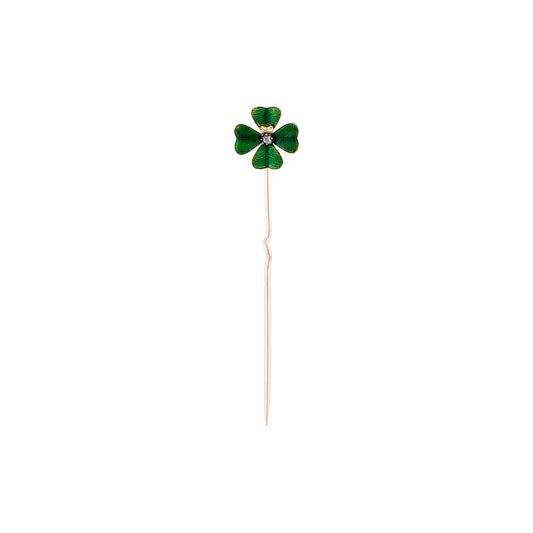 Antique Four Leaf Clover Stick Pin