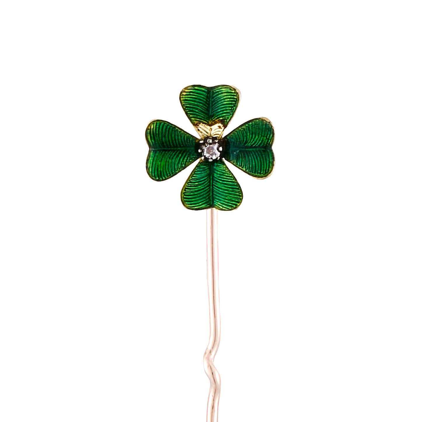 Antique Four Leaf Clover Stick Pin