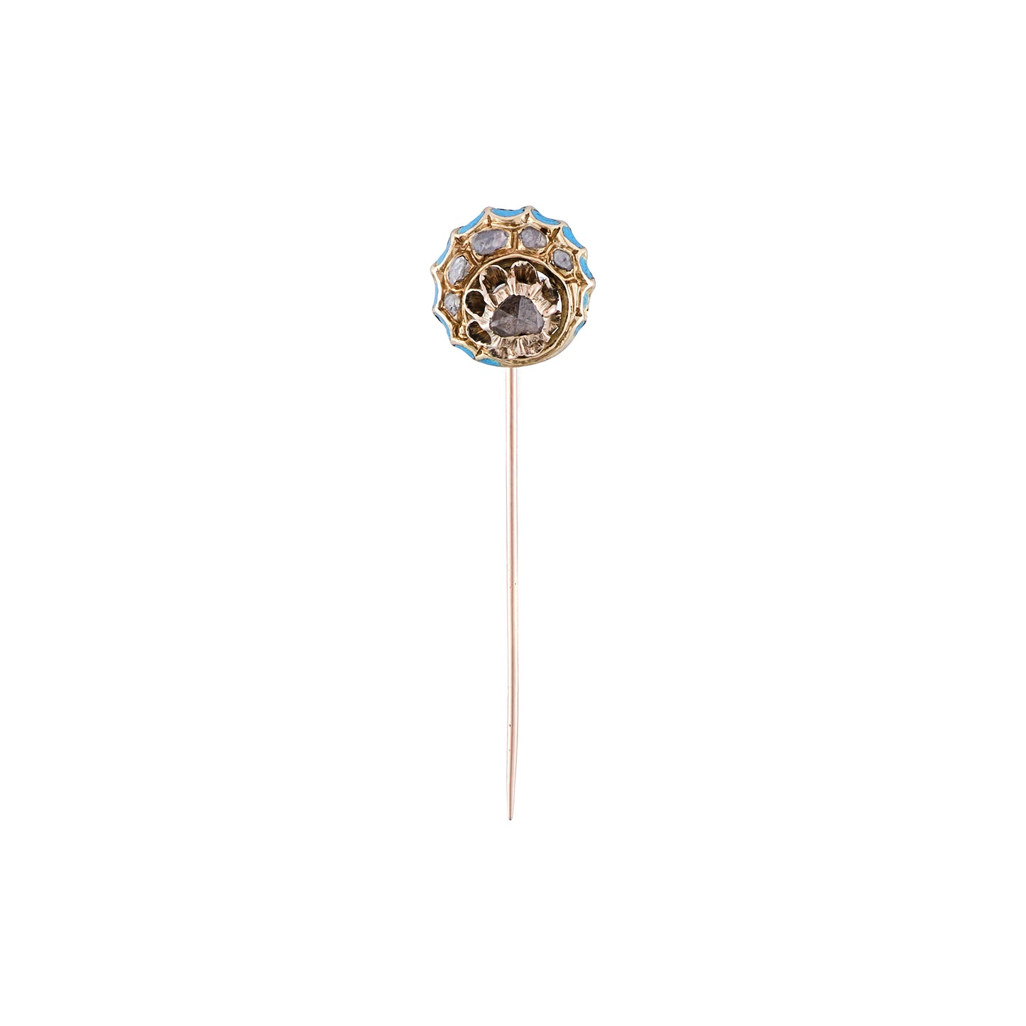 Antique Enamel Stick Pin