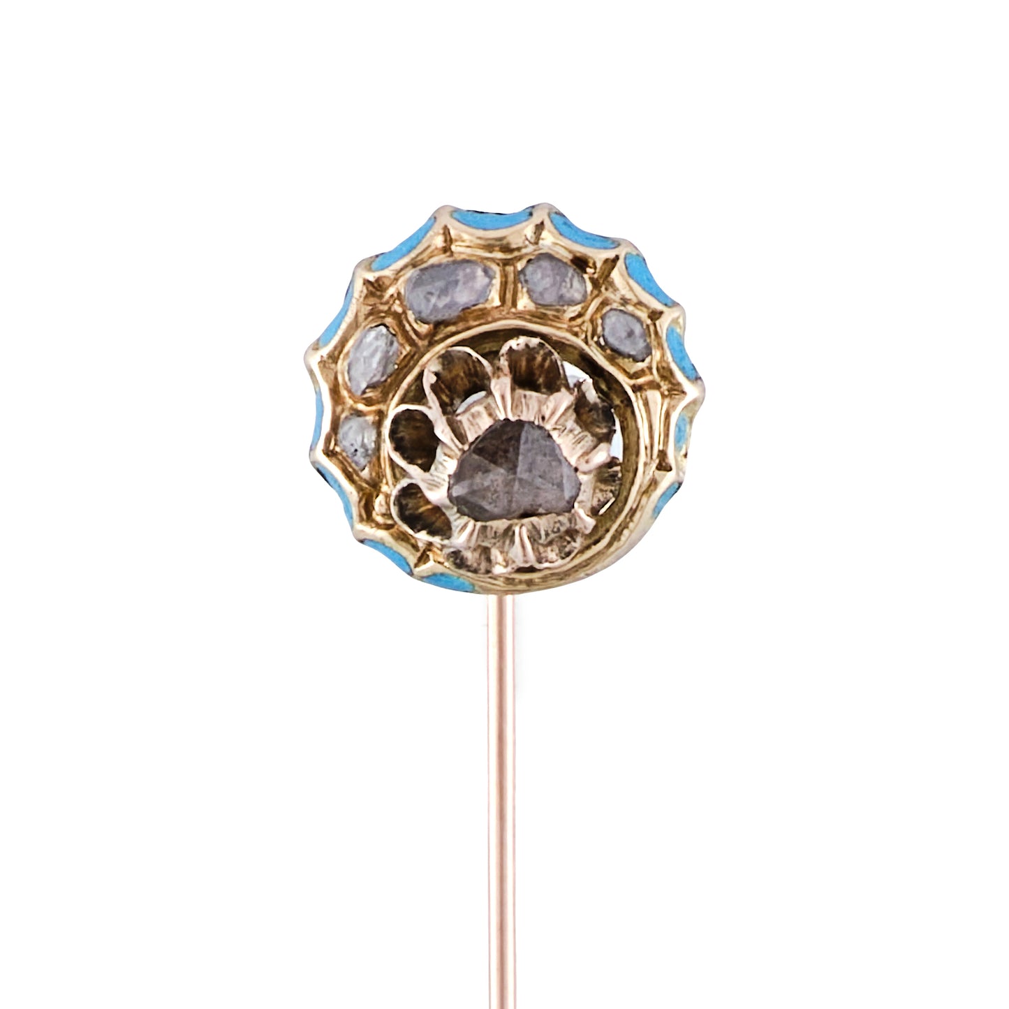 Antique Enamel Stick Pin