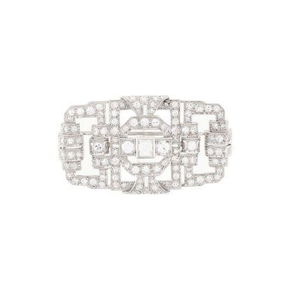 Art Deco Diamond Brooch