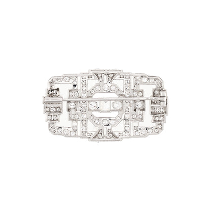 Art Deco Diamond Brooch