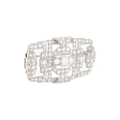 Art Deco Diamond Brooch