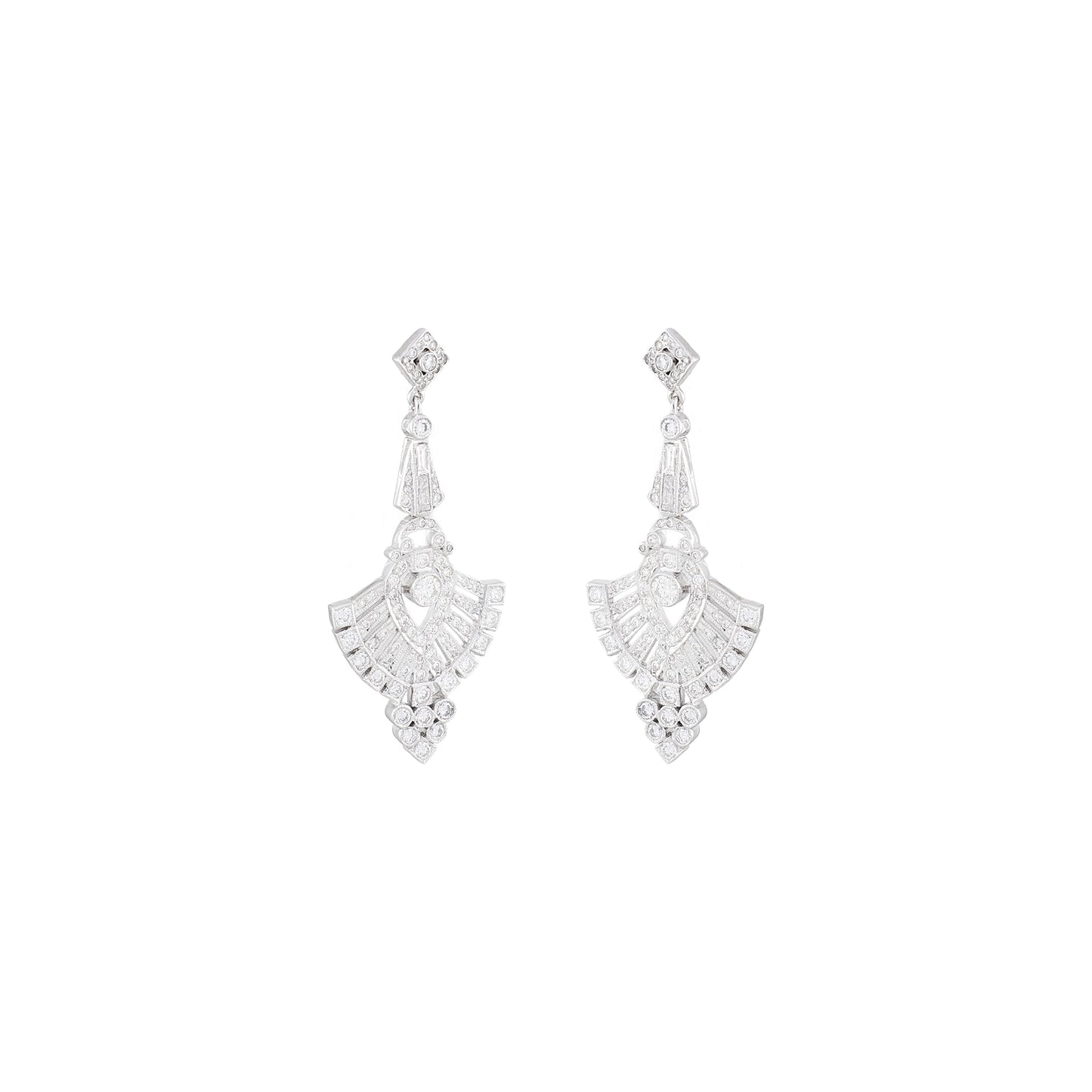 Vintage Diamond Earrings