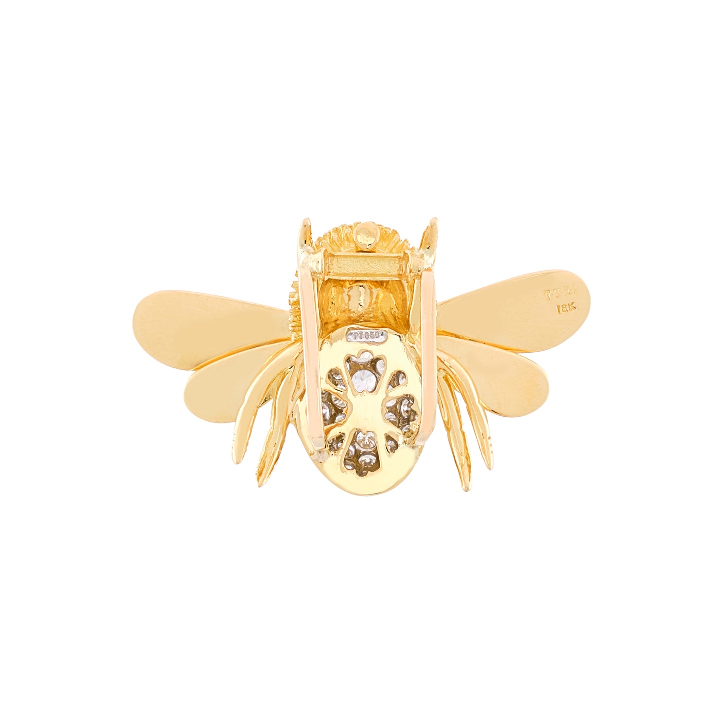 Charles Turi Diamond Bee Pendant