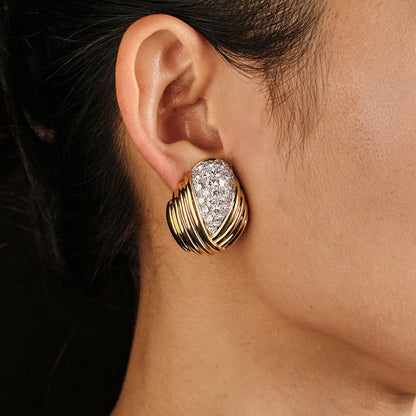 Charles Turi Diamond Earclips