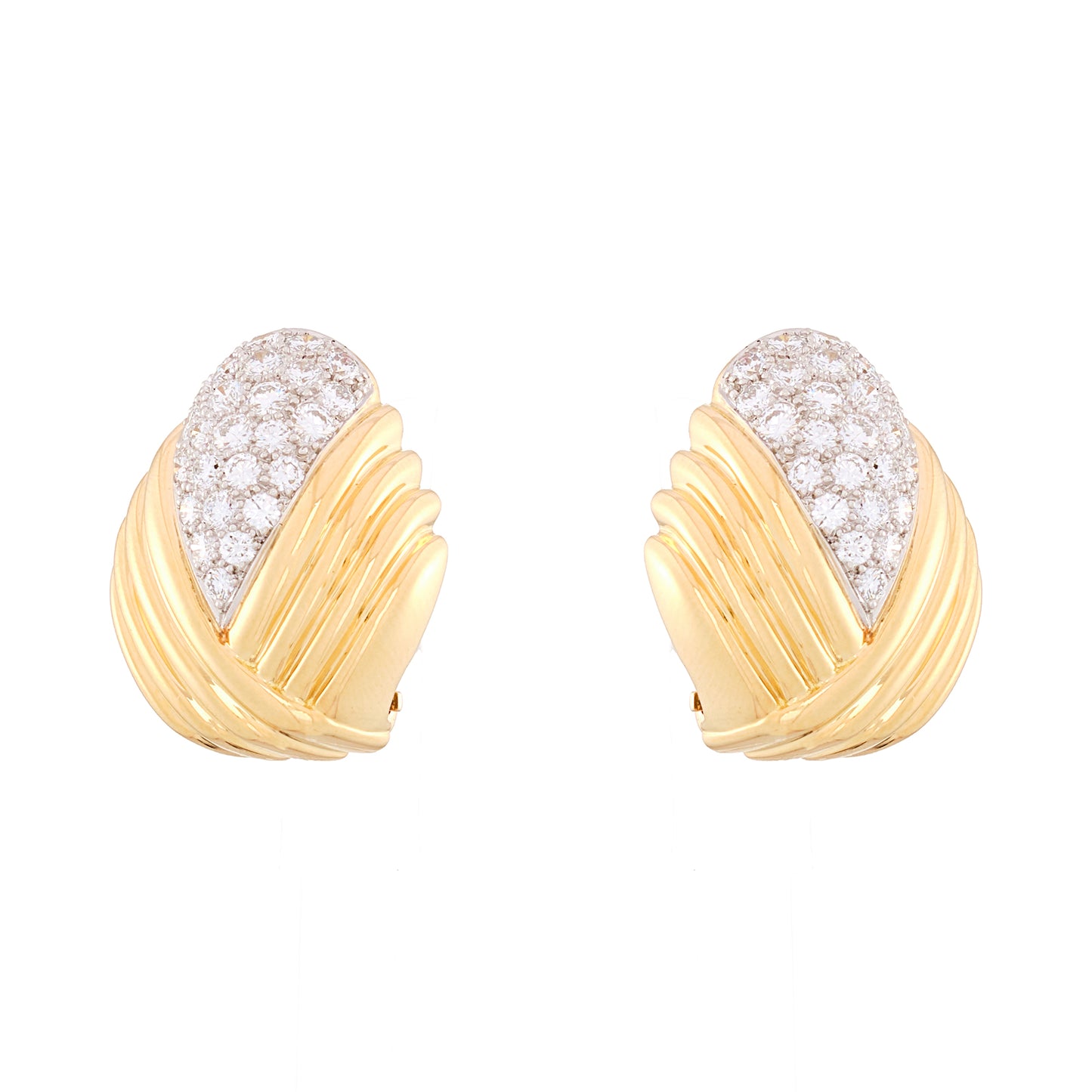 Charles Turi Diamond Earclips