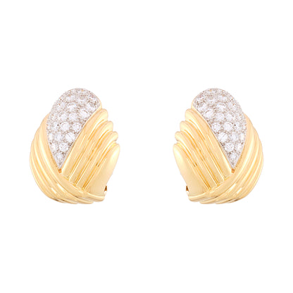 Charles Turi Diamond Earclips