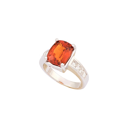 Spessartite Garnet Ring