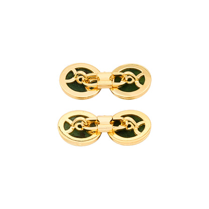 Vintage Jade Cufflinks
