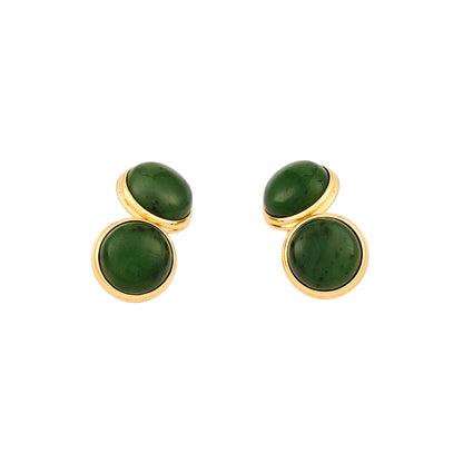 Vintage Jade Cufflinks