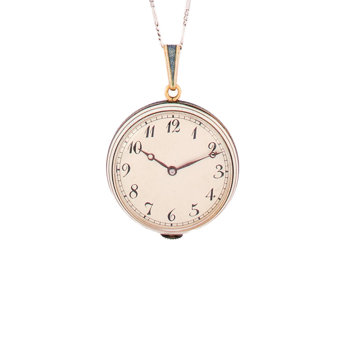 Antique Guilloché Pendant Watch
