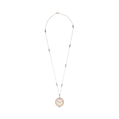 Antique Guilloché Pendant Watch