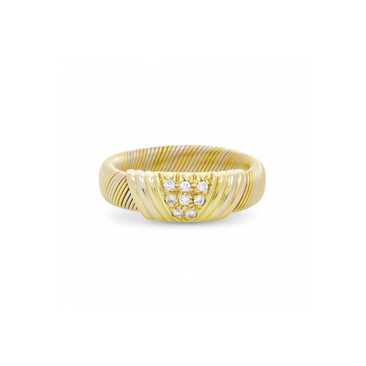 Cartier Three Tone Ring