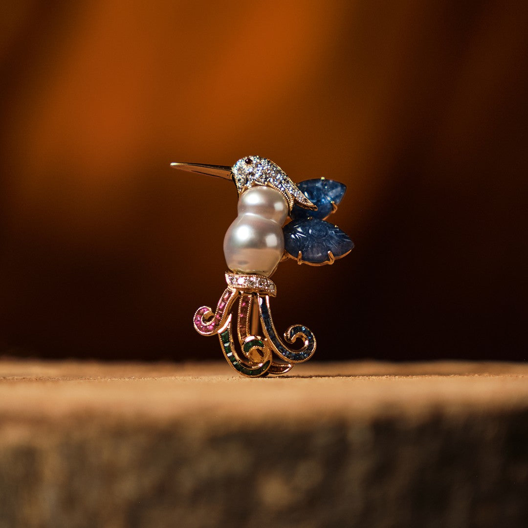 Vintage "Hummingbird" Brooch