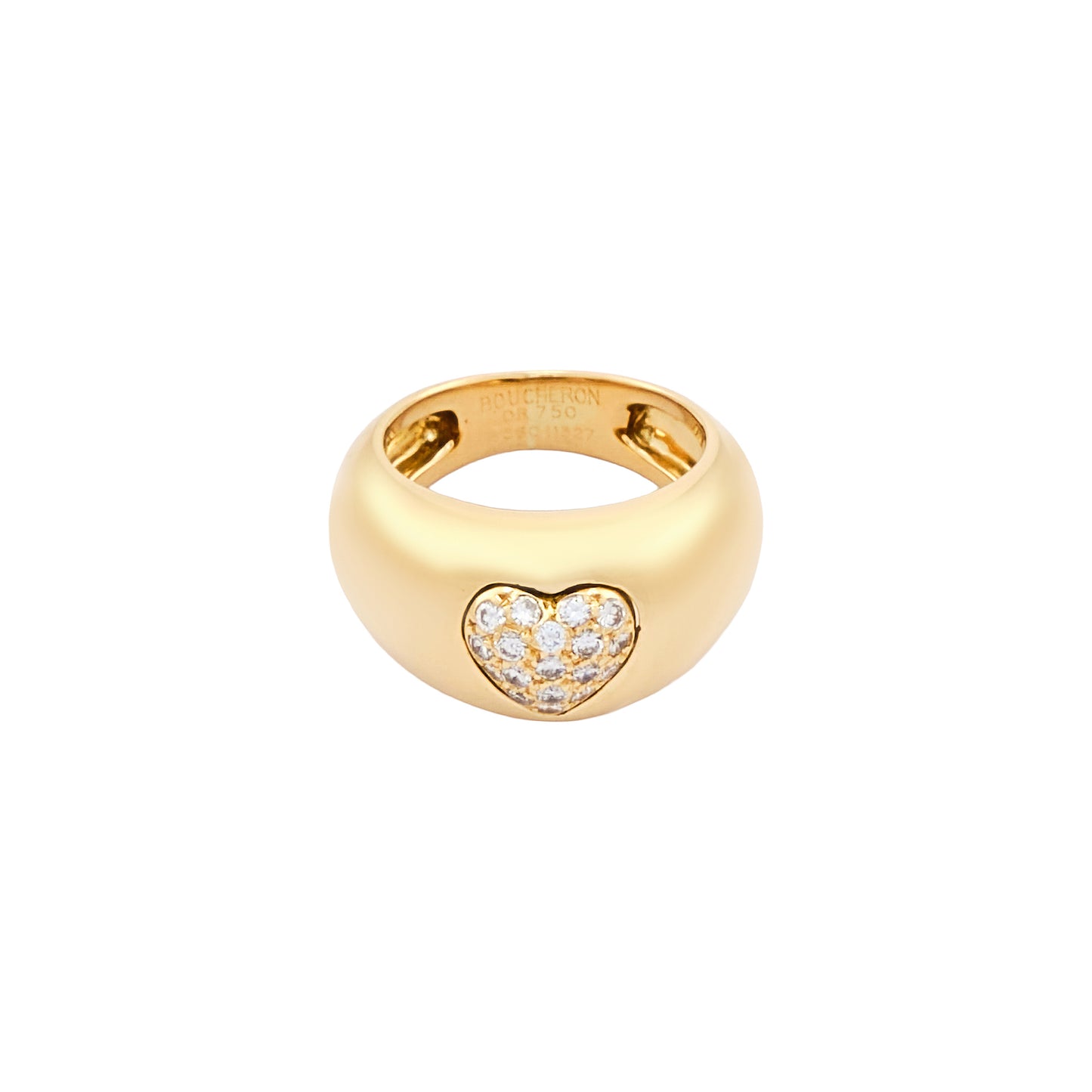 Boucheron Pivoting Heart Ring