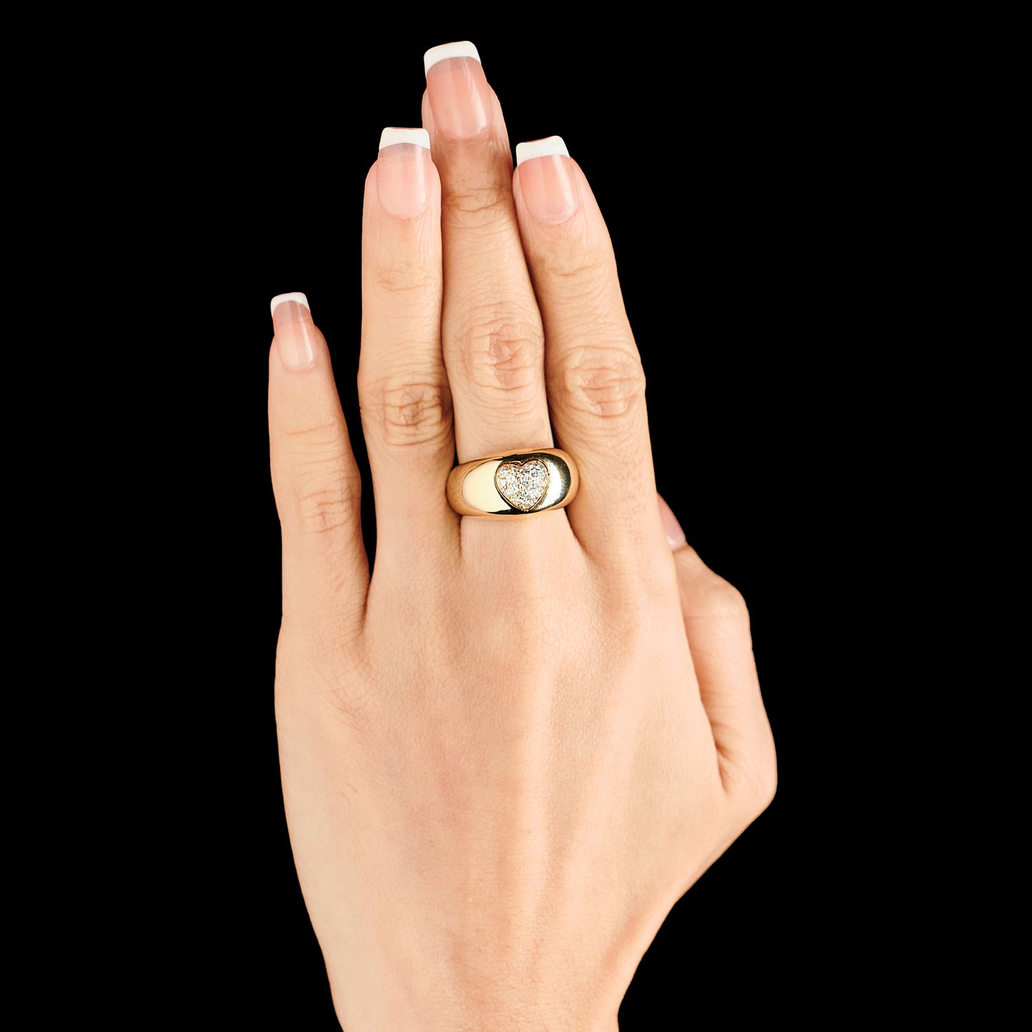 Boucheron Pivoting Heart Ring