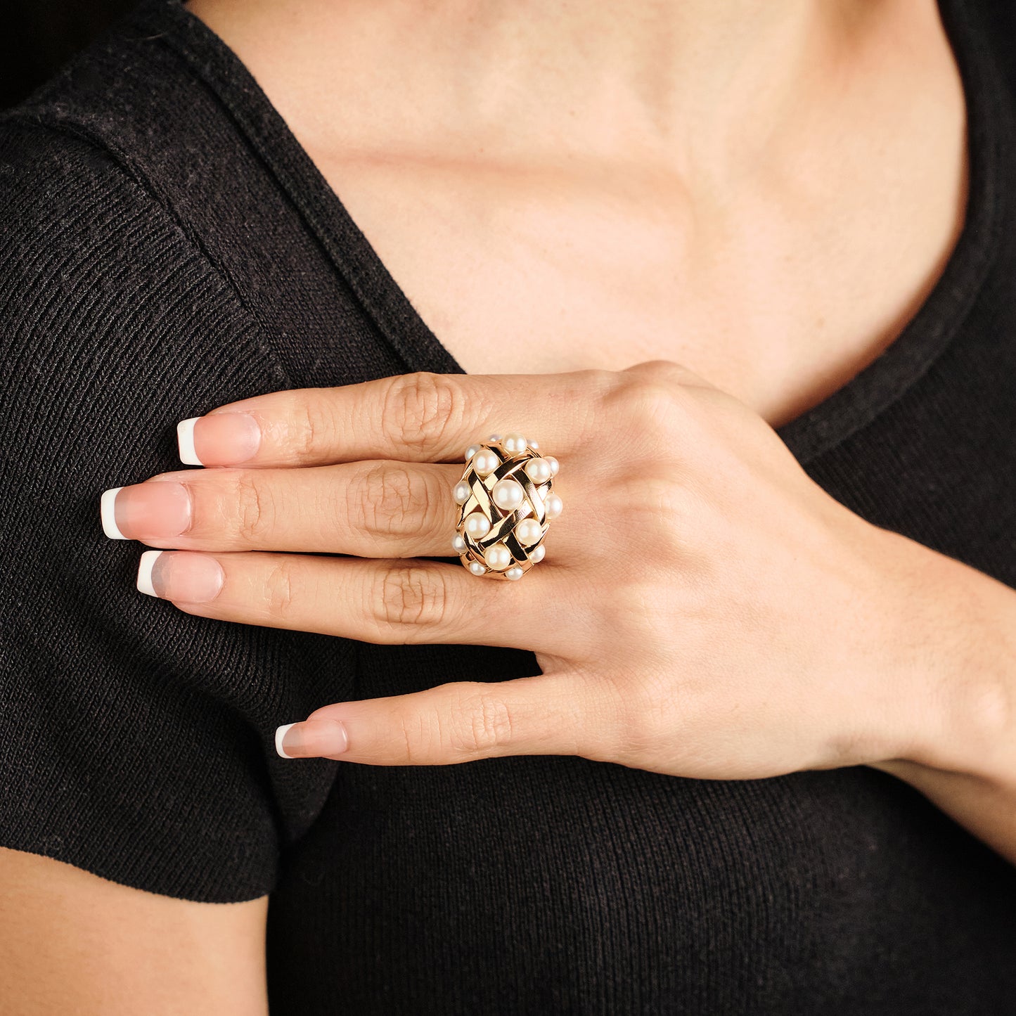 Chanel 'Baroque' Ring