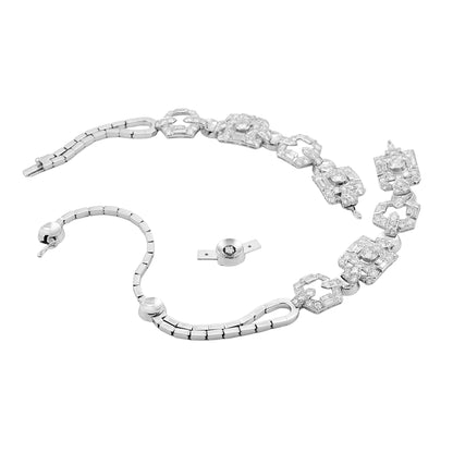 French Art Deco Diamond Necklace