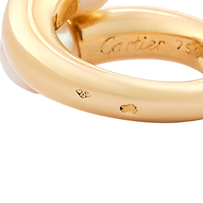 Cartier 'Toi & Moi' Pearl Ring