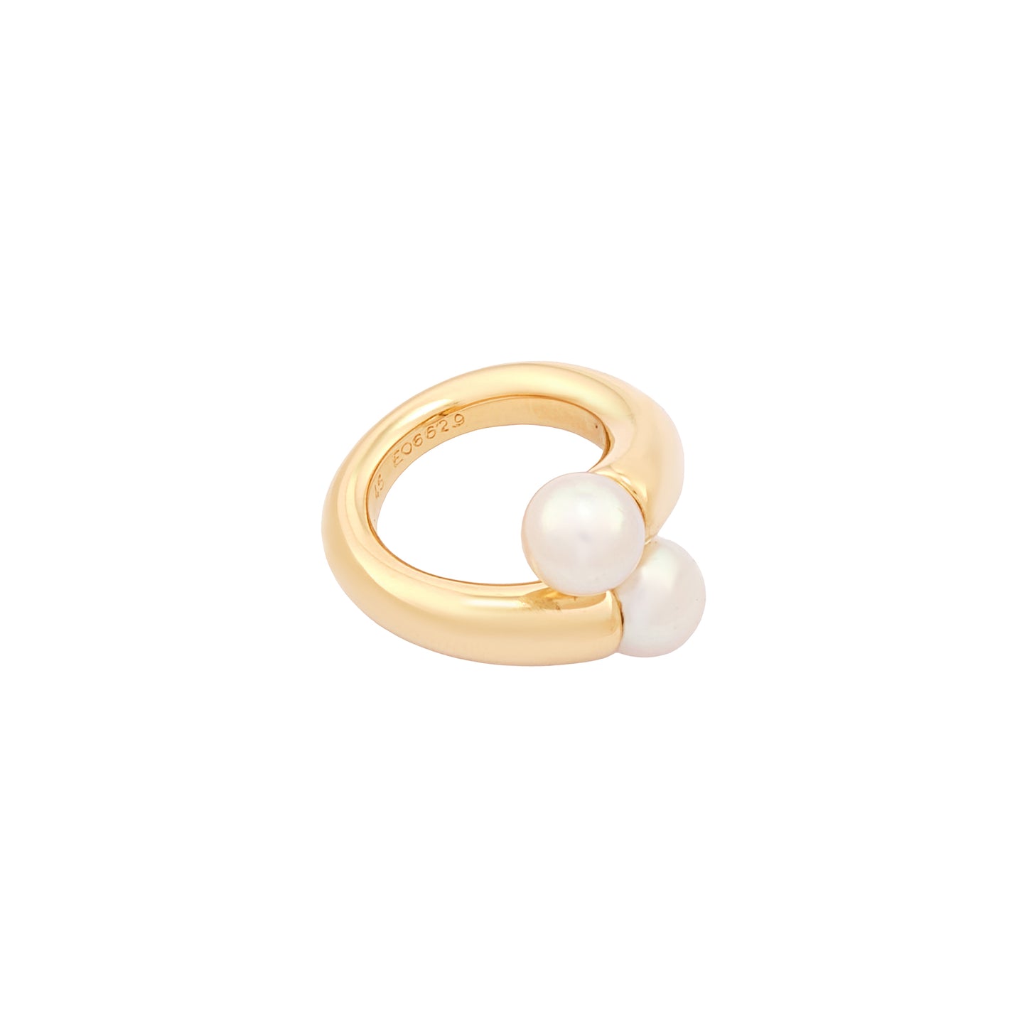 Cartier 'Toi & Moi' Pearl Ring