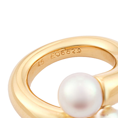 Cartier 'Toi & Moi' Pearl Ring