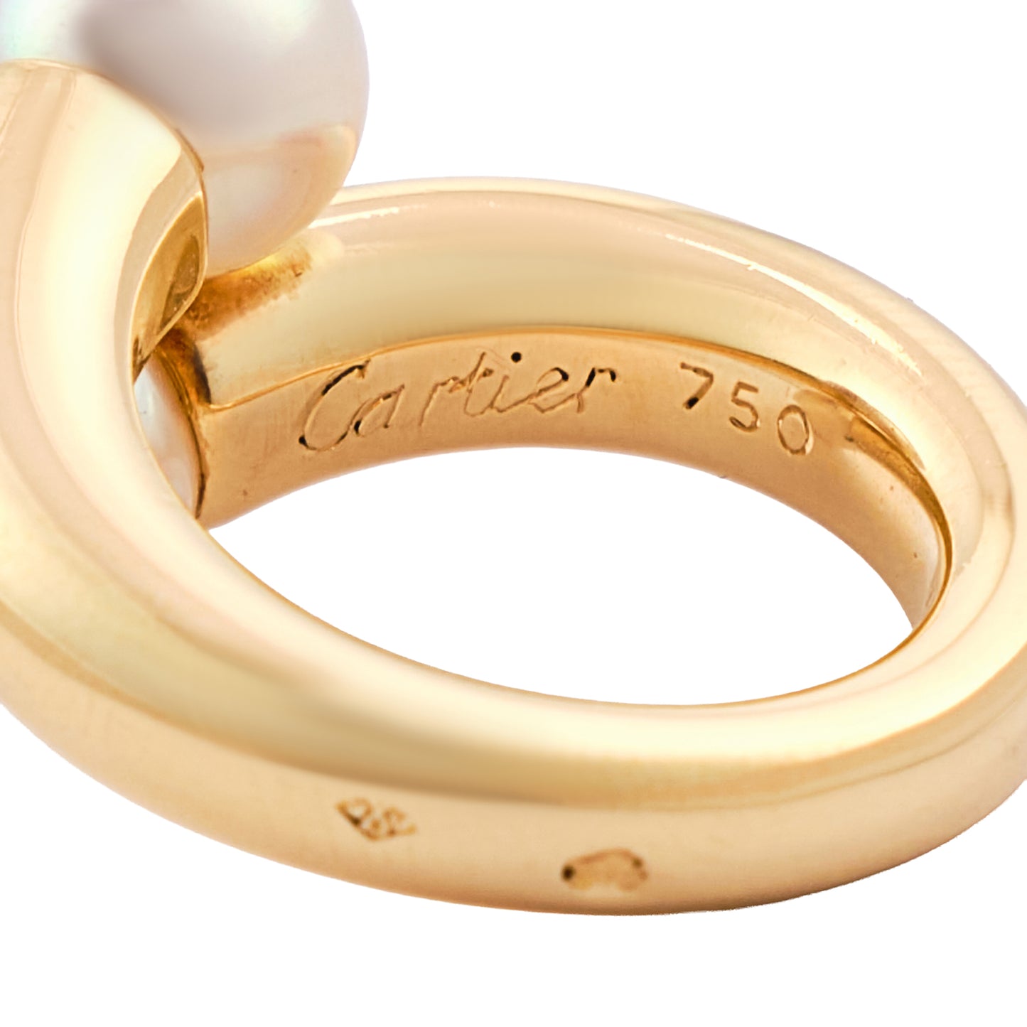 Cartier 'Toi & Moi' Pearl Ring