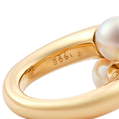 Cartier 'Toi & Moi' Pearl Ring