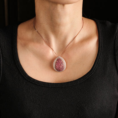 Mouawad Rosette Ruby Pendant