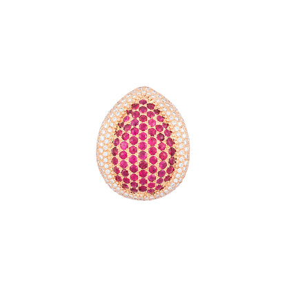 Mouawad Rosette Ruby Pendant