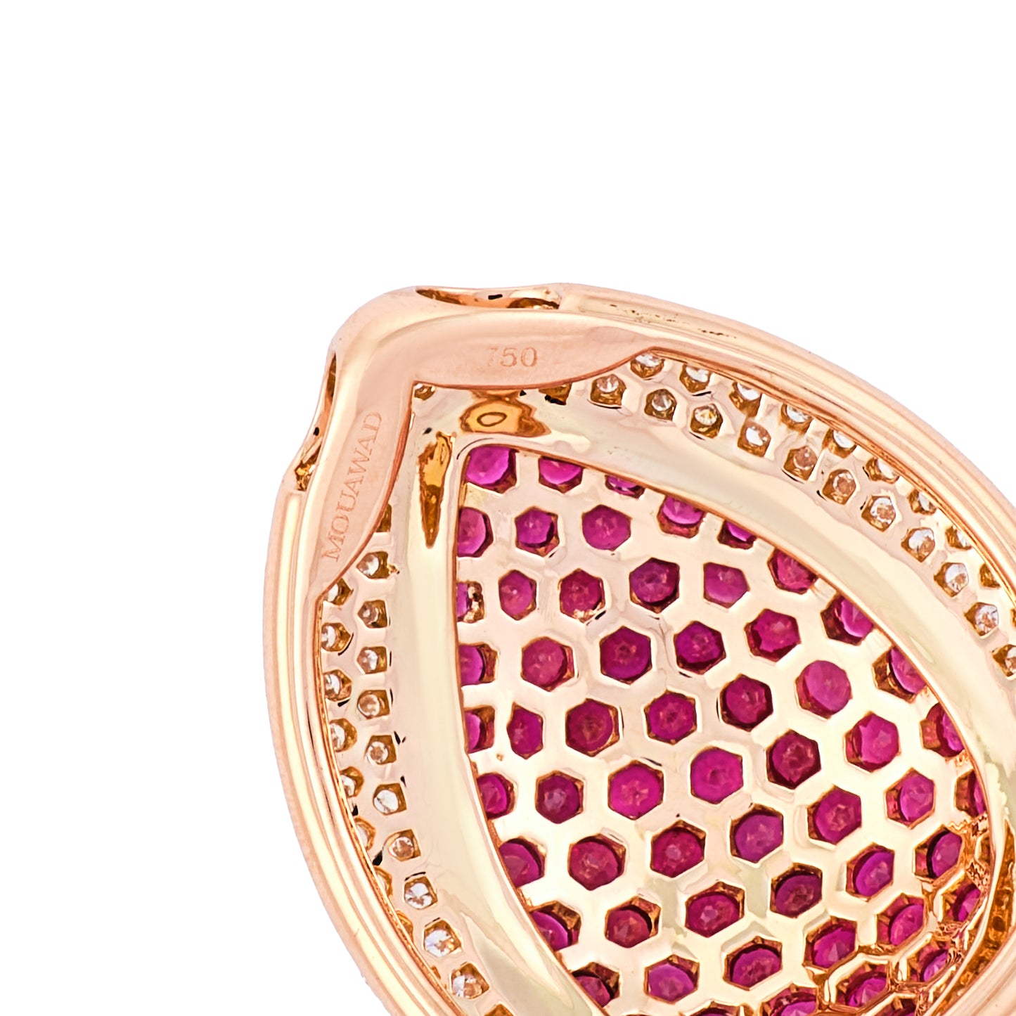 Mouawad Rosette Ruby Pendant