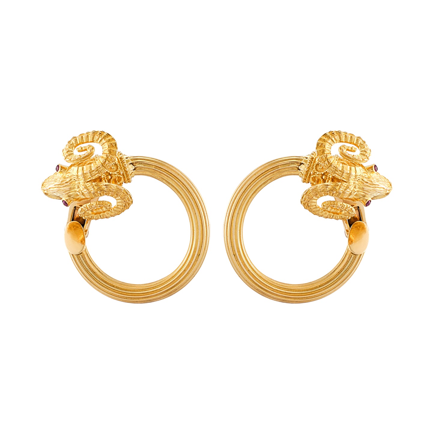 Lalaounis Ram Earrings