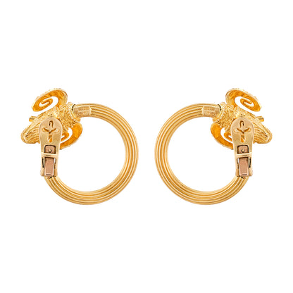Lalaounis Ram Earrings