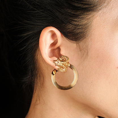 Lalaounis Ram Earrings
