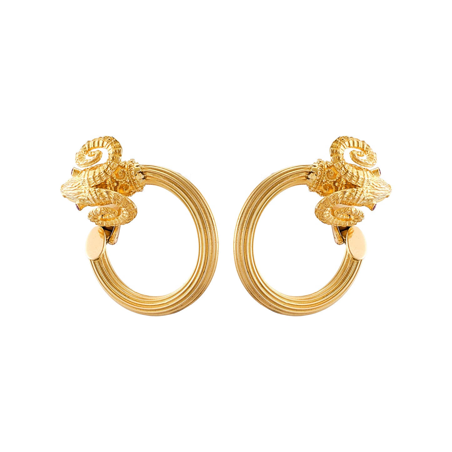 Lalaounis Ram Earrings