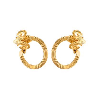 Lalaounis Ram Earrings