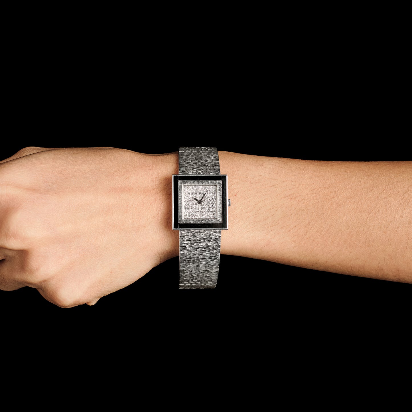 Piaget Onyx and Diamond Watch