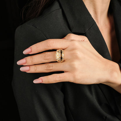 Cartier 'Maillon Panthère' Diamond Ring