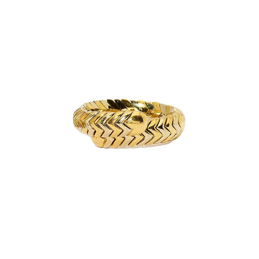 Bvlgari 'Spiga' Gold Ring